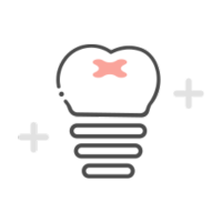 インプラントのイラスト画像