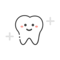 小さな歯のイラスト画像